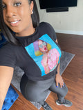 Glam girl crop top