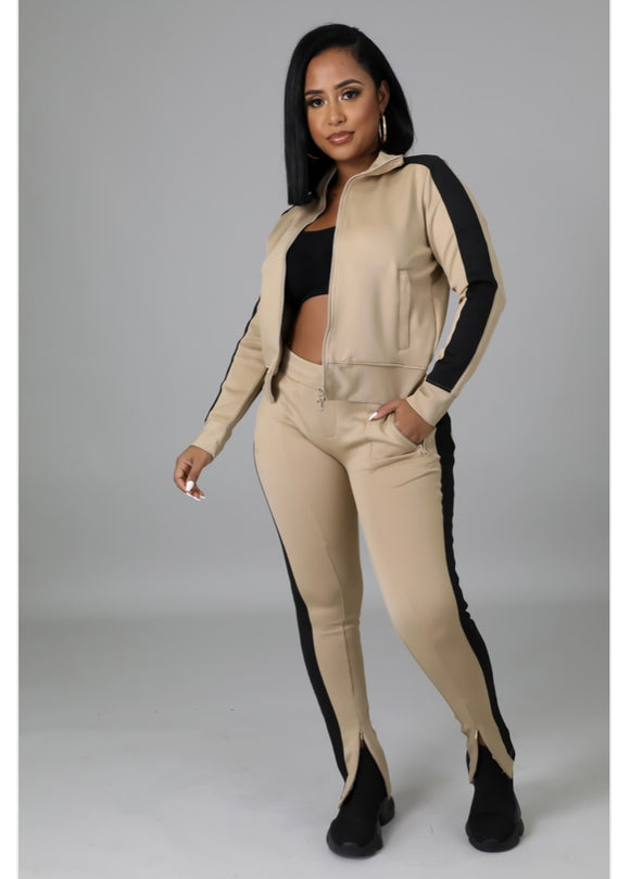 Almond pant set